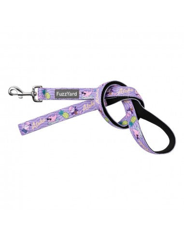 Guinzaglio in neoprene per cani FuzzYard Aloha Dolphins (taglia S)