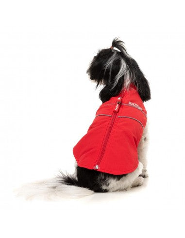 Impermeabile antivento per cani FuzzYard Breaker rosso