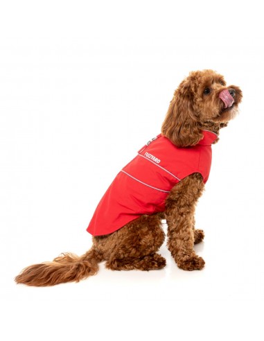 Impermeabile antivento per cani FuzzYard Breaker rosso