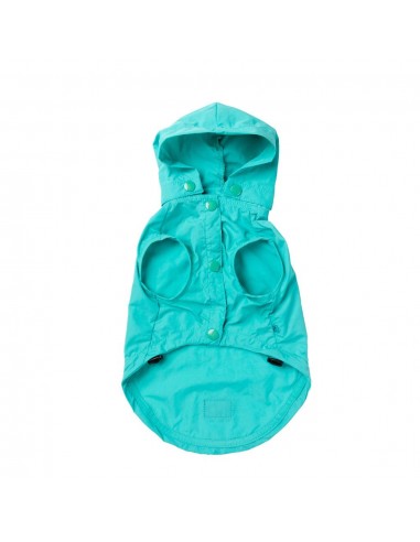Impermeabile con cappuccio per cani FuzzYard Evo verde petrolio