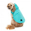 Impermeabile con cappuccio per cani FuzzYard Evo verde petrolio