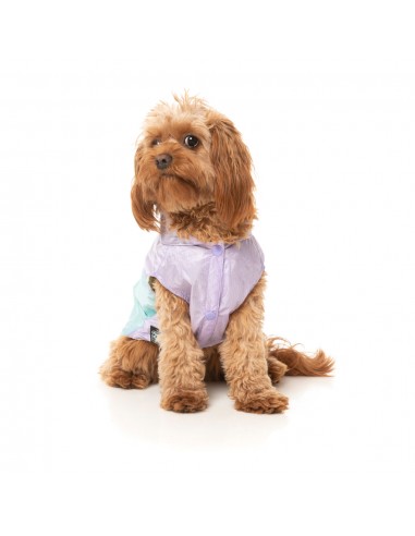 Impermeabile reversibile per cani FuzzYard Ormond viola e blu
