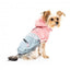 Impermeabile per cani FuzzYard The Seattle rosa e grigio taglia 1