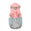 Impermeabile per cani FuzzYard The Seattle rosa e grigio taglia 1