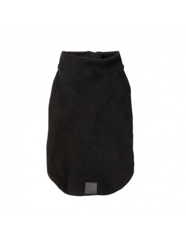 Maglione con zip per cani FuzzYard Cambridge nero