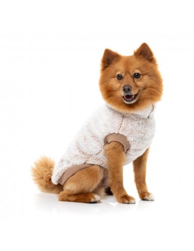 Maglione in peluche per cani FuzzYard Frosted Teddy latte