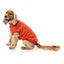 Maglione ricamato per cani FuzzYard Smiley ruggine