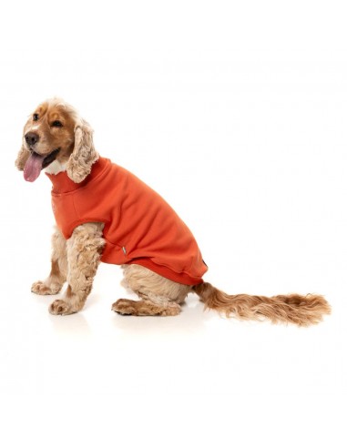 Maglione ricamato per cani FuzzYard Smiley ruggine