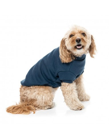 Maglione a collo alto per cani FuzzYard Stevie blu navy