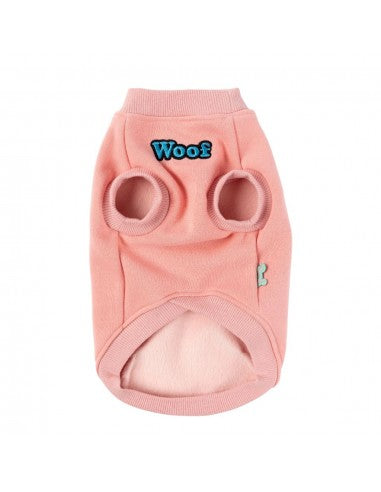 Maglione per cani FuzzYard The Woof, cotone rosa (taglia 4)