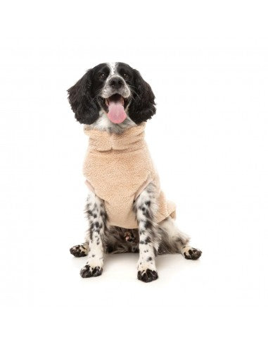 Maglione per cani FuzzYard Turtle Teddy 25 Desert Tan (taglia 1)