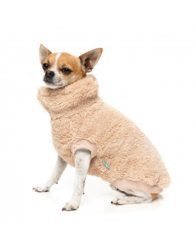 Maglione per cani FuzzYard Turtle Teddy 25 Desert Tan (taglia 1)