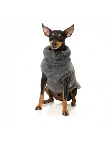 Maglione per cani FuzzYard Turtle Teddy antracite