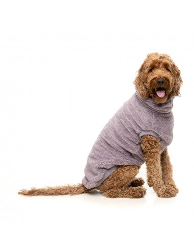 Maglione per cani FuzzYard Turtle Teddy lavanda