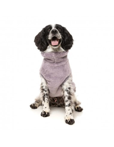 Maglione per cani FuzzYard Turtle Teddy lavanda