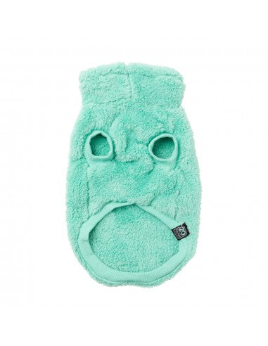 Maglione per cani FuzzYard Turtle Teddy verde petrolio