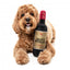 Peluche per cani FuzzYard bottiglia di vino Mutt Merlot con squeaker