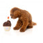 Peluche per cani FuzzYard cupcake di compleanno con squeaker
