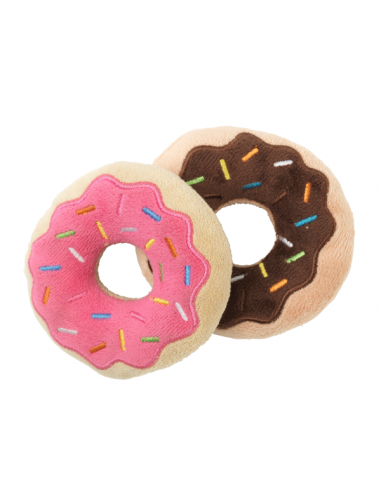 Peluche per cani FuzzYard ciambella, set da 2
