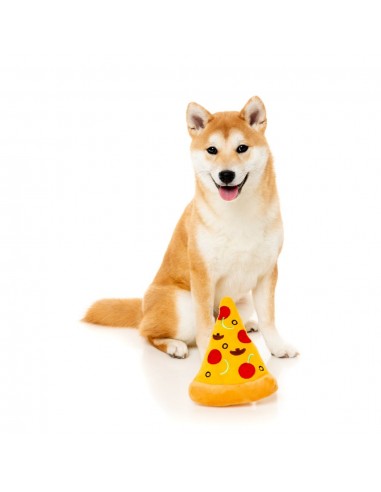 Peluche sonoro per cani FuzzYard Fetta di pizza