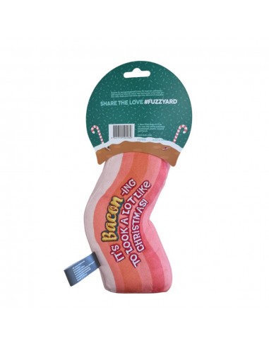 Peluche natalizio per cani FuzzYard Bacon-ing Xmas