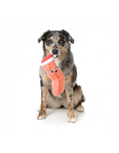 Peluche natalizio per cani FuzzYard Bacon-ing Xmas