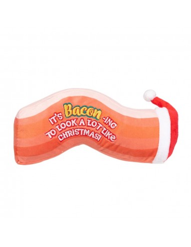 Peluche natalizio per cani FuzzYard Bacon-ing Xmas