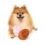 Peluche uova di Pasqua per cani FuzzYard, confezione da 2