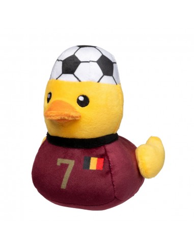 Peluche sonoro per cani FuzzYard Papera calciatrice Belgio n. 7