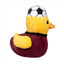Peluche sonoro per cani FuzzYard Papera calciatrice Belgio n. 7