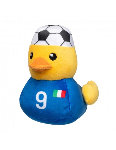 Peluche sonoro per cani FuzzYard Papera calciatrice Italia n. 9