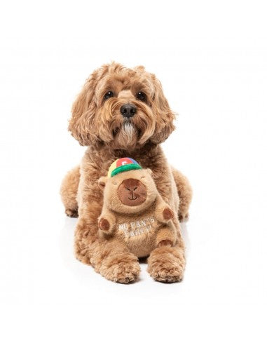 Peluche per cani FuzzYard Happybaras Cap-Ybara con squeaker