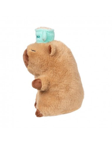 Peluche per cani FuzzYard Happybaras Capy-Ccino con squeaker
