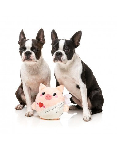 Peluche per cani FuzzYard Love Cu-pig, maialino Cupido