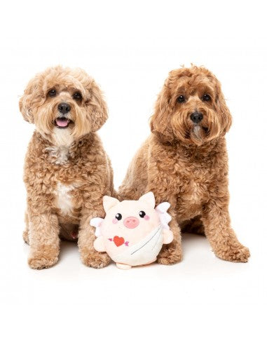 Peluche per cani FuzzYard Love Cu-pig, maialino Cupido