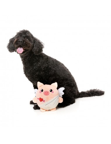 Peluche per cani FuzzYard Love Cu-pig, maialino Cupido