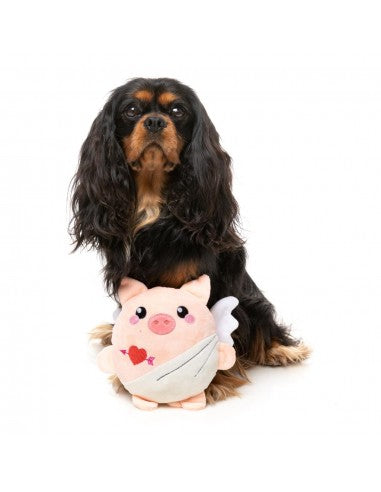 Peluche per cani FuzzYard Love Cu-pig, maialino Cupido