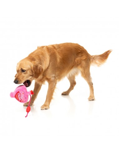 Peluche per cani FuzzYard Love Tail Chaser Perfume, boccetta di profumo