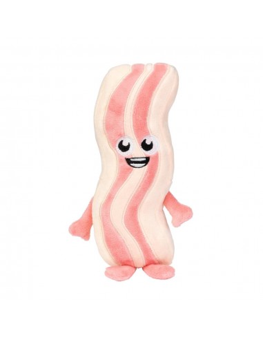 Peluche per cani FuzzYard Meat Heads Kevin Bacon-Strip con squeaker