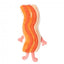 Peluche per cani FuzzYard Meat Heads Kevin Bacon-Strip con squeaker
