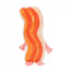 Peluche per cani FuzzYard Meat Heads Kevin Bacon-Strip con squeaker