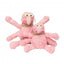 Peluche per cani FuzzYard Nasties Scratchette pulce rosa (taglia L)