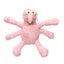 Peluche per cani FuzzYard Nasties Scratchette pulce rosa (taglia L)