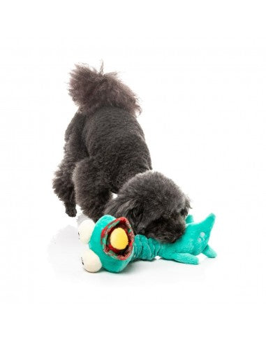 Peluche per cani FuzzYard Neck Minnits Loch Neck Monster con collo elastico