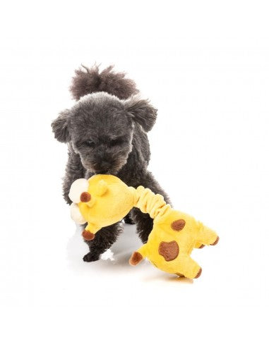Peluche per cani FuzzYard Neck Minnits Neckholas giraffa con collo elastico