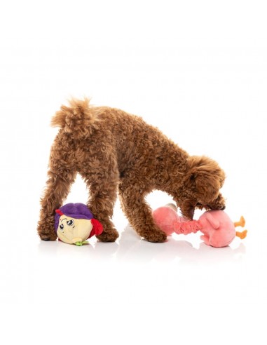 Peluche per cani FuzzYard Neck Minnits Neckole fenicottero con collo elastico