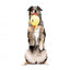 Peluche per cani FuzzYard Noggins Hen Diesel con squeaker