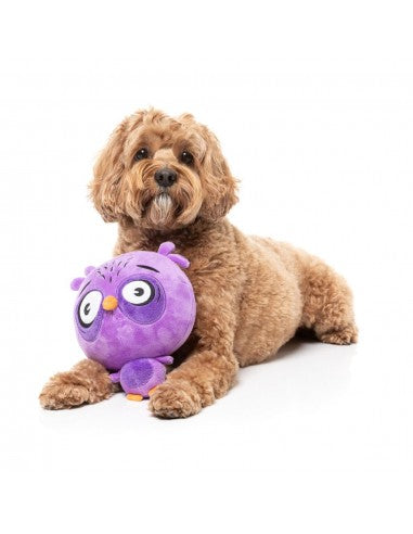 Peluche per cani FuzzYard Noggins Hoo Dini con squeaker