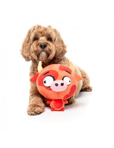 Peluche per cani FuzzYard Noggins Moo Hammad Ali con squeaker