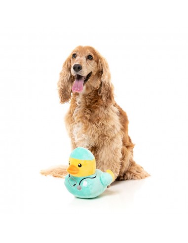 Peluche per cani FuzzYard Ducktor papera con squeaker